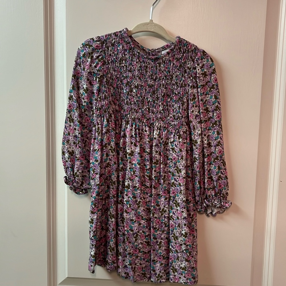 Zara Purple Floral Dress